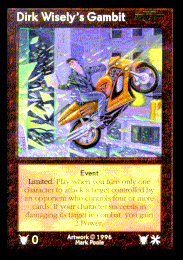 Dirk Wisely's Gambit artwork &copy;1996 Mark Poole
