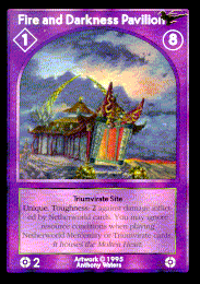 Fire and Darkness Pavilion artwork &copy;1995 Anthony Waters