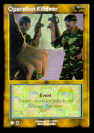 Operation Killdeer artwork &copy;1995 Ron Rousselle