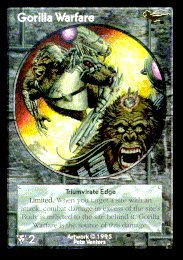 Gorilla Warfare artwork &copy;1995 Pete Venters