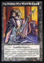 The Monkey Who Would Be King artwork &copy;2000 Lissanne Lake