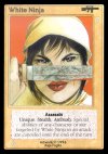Flashpoint White Ninja artwork &copy;1996 Kaja Foglio
