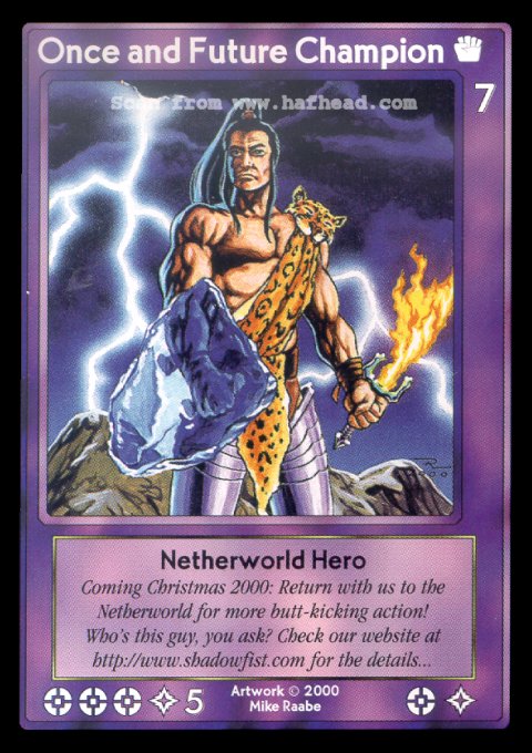 Once and Future Champion artwork &copy;2000 Mike Raabe